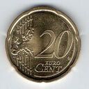 Lithuania, 20 Euro Cent, 2015